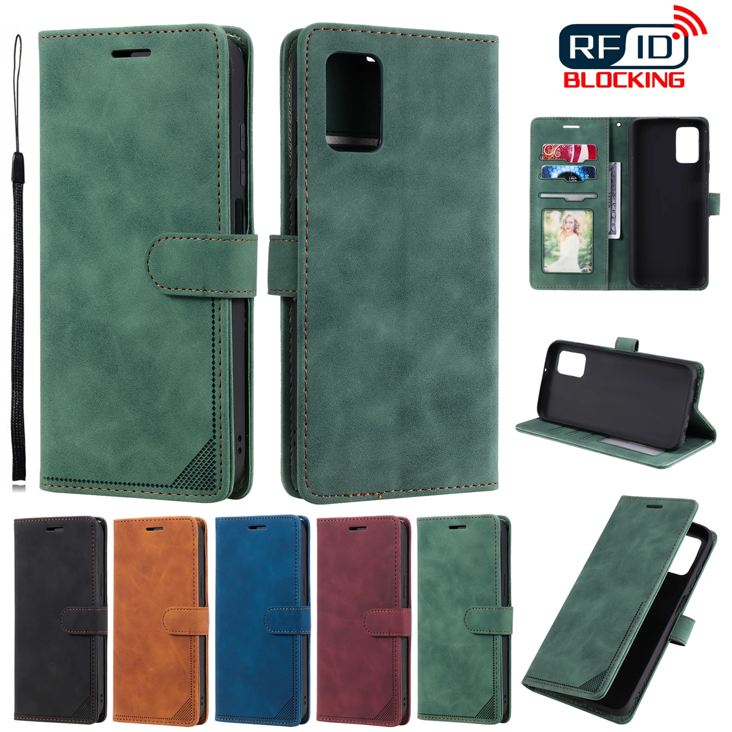 

Luxury Wallet Phone Bags for OPPO Realme C21 C20 C15 8 7 C25 C3 6i 5 Q3i Narzo 30A 20 10A Cases Leather Flip Shockproof Cover