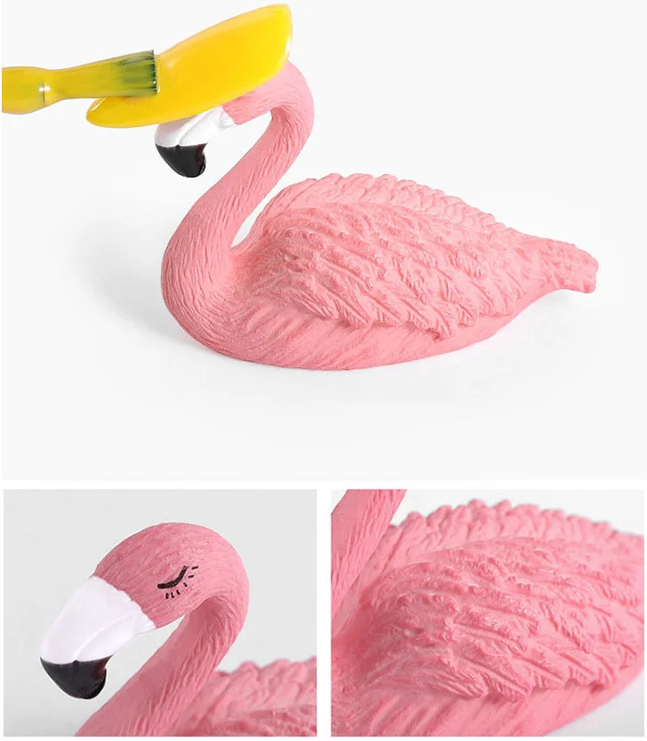 2 предмета Ins ветер практики нейл-арта Фламинго Броня съемки реквизит Белый