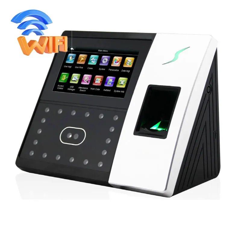 

ZK Iface702 WIfi Biometric Fingerprint Face Facial Recognition Time Attendance Thermal TCP/IP Door Access Control System