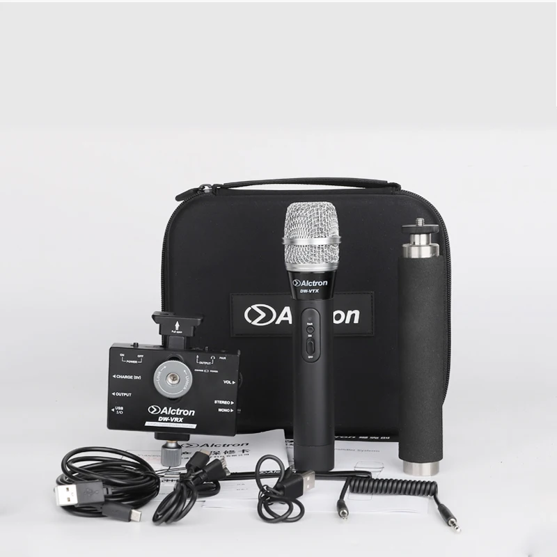 Беспроводная система приемника/передатчика Alctron DW-V для записи интервью со