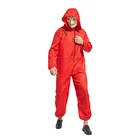 Китайский костюм для косплея на Хэллоуин #44 с вышивкой La casa de papel Dali для взрослых и детей красный цельный костюм