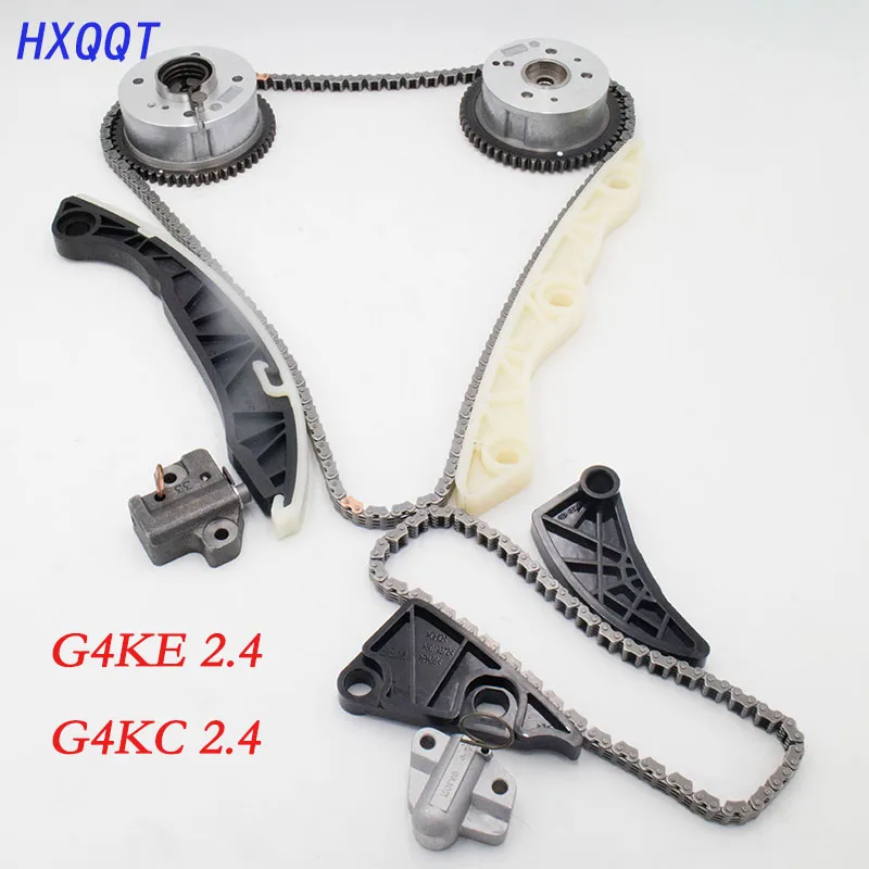 Комплект зубчатой цепи для Hyundai KIA 2006 2013 2.0L 2.4L G4KD G4KE G4KA G4KC|Компоненты измерения