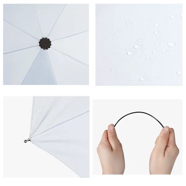 Женский зонт с защитой от дождя Складывающийся женский женское сочетание