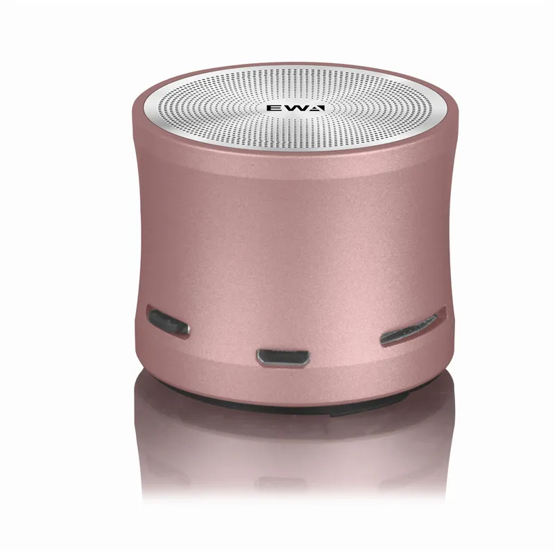 Rose gold EWA A109mini беспроводной Bluetooth динамик большой звук и бас для телефона/ноутбука/Pad Поддержка MicroSD карты - Цвет: Rose gold