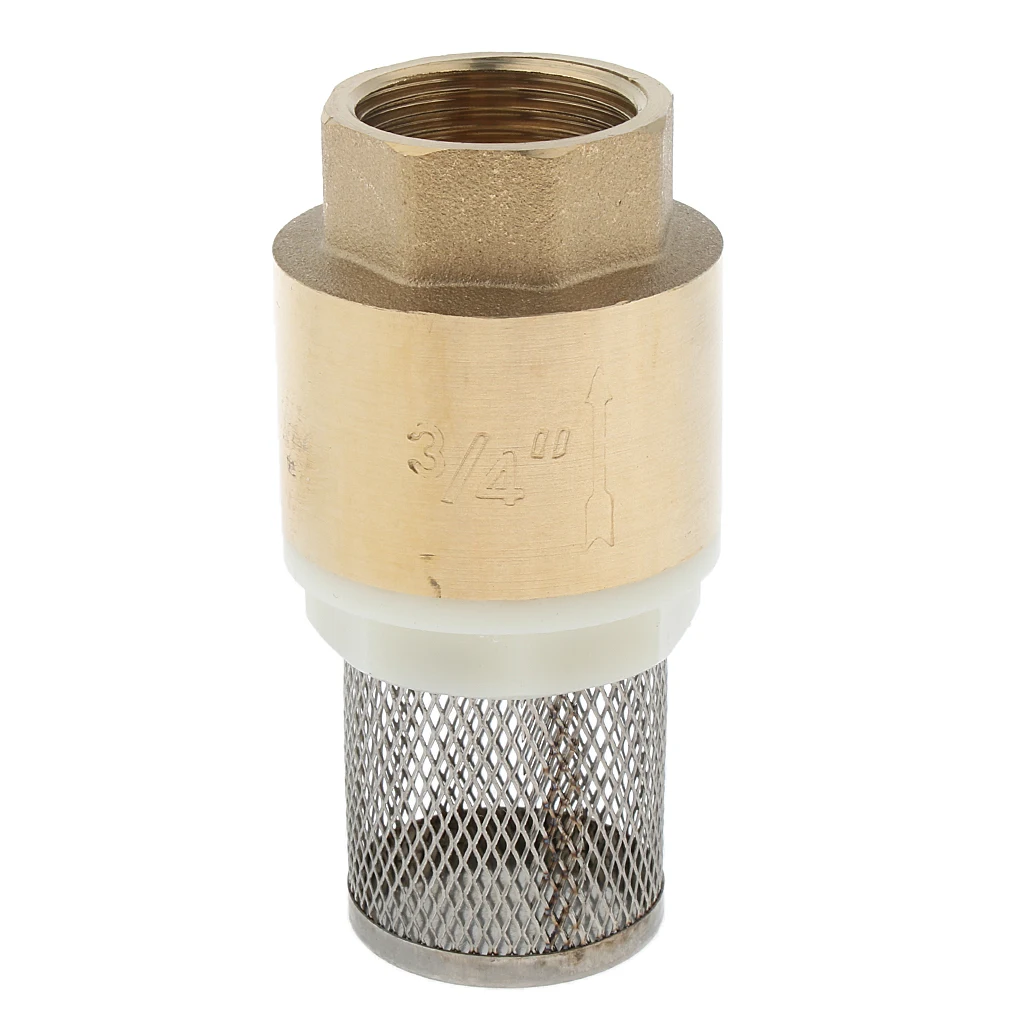 Brass Foot Valve Mesh Check With Strainer Filter Installed at a pump or the bottom of pipe line | Дом и сад