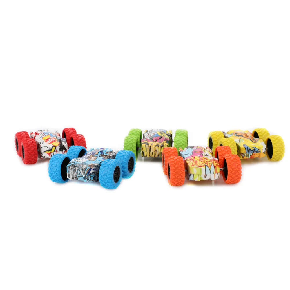 

Fun Two Faced Vehicle Decor Safe Material Children 5 Colors Silica Gel Plastic Happy Kids Racing