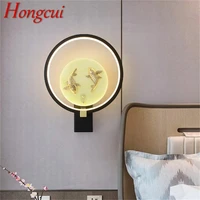 hongcui copper indoor%c2%a0lighting%c2%a0wall lamp modern creative design sconce for home living room corridor