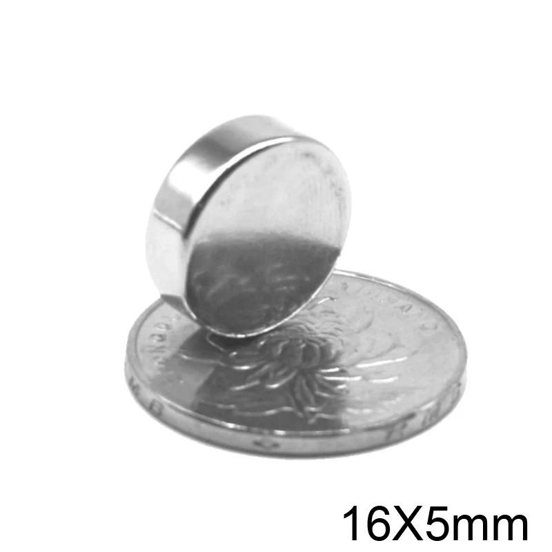 

5/10/20/50/100pcs 16x5 Permanent NdFeB Super Strong Powerful Magnets 16mmx5mm N35 Round Magnet 16x5mm Neodymium Magnet 16*5