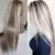 Парики на сетке спереди, прямой синтетический парик, средней части, смешанные коричневые и светлые цвета для женщин, длинный парик (прямые 22 дюйма - изображение
