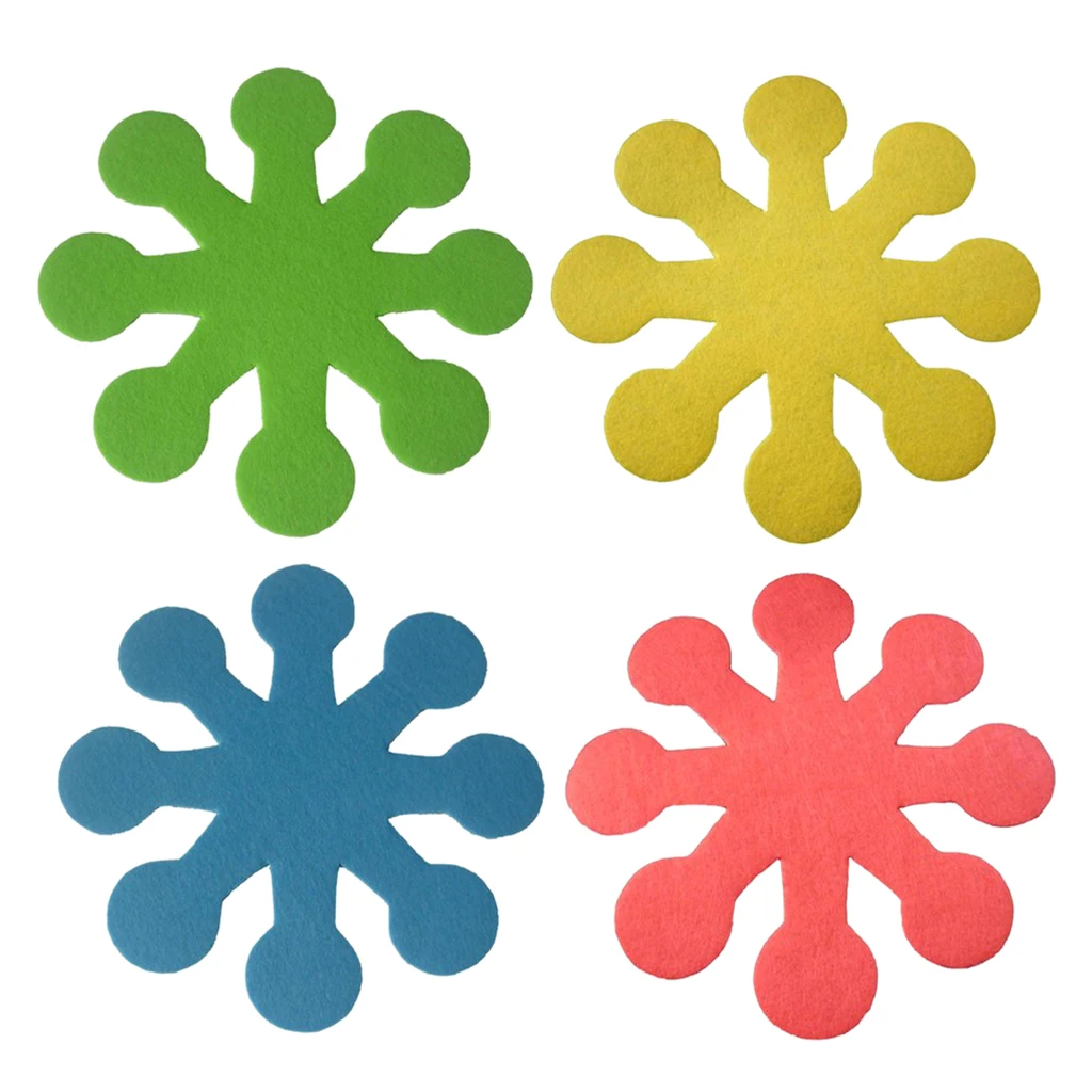 4 шт. подставки для горшков защитные устойчивые Настольный коврик