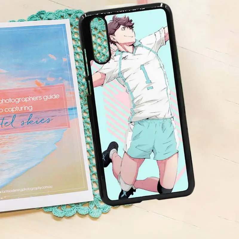 

Haikyuu Oikawa Japan anime Anti-fall mobile Phone Case coque PC for iPhone 11 12 pro XS MAX 8 7 6 6S Plus X 5S SE 2020 XR
