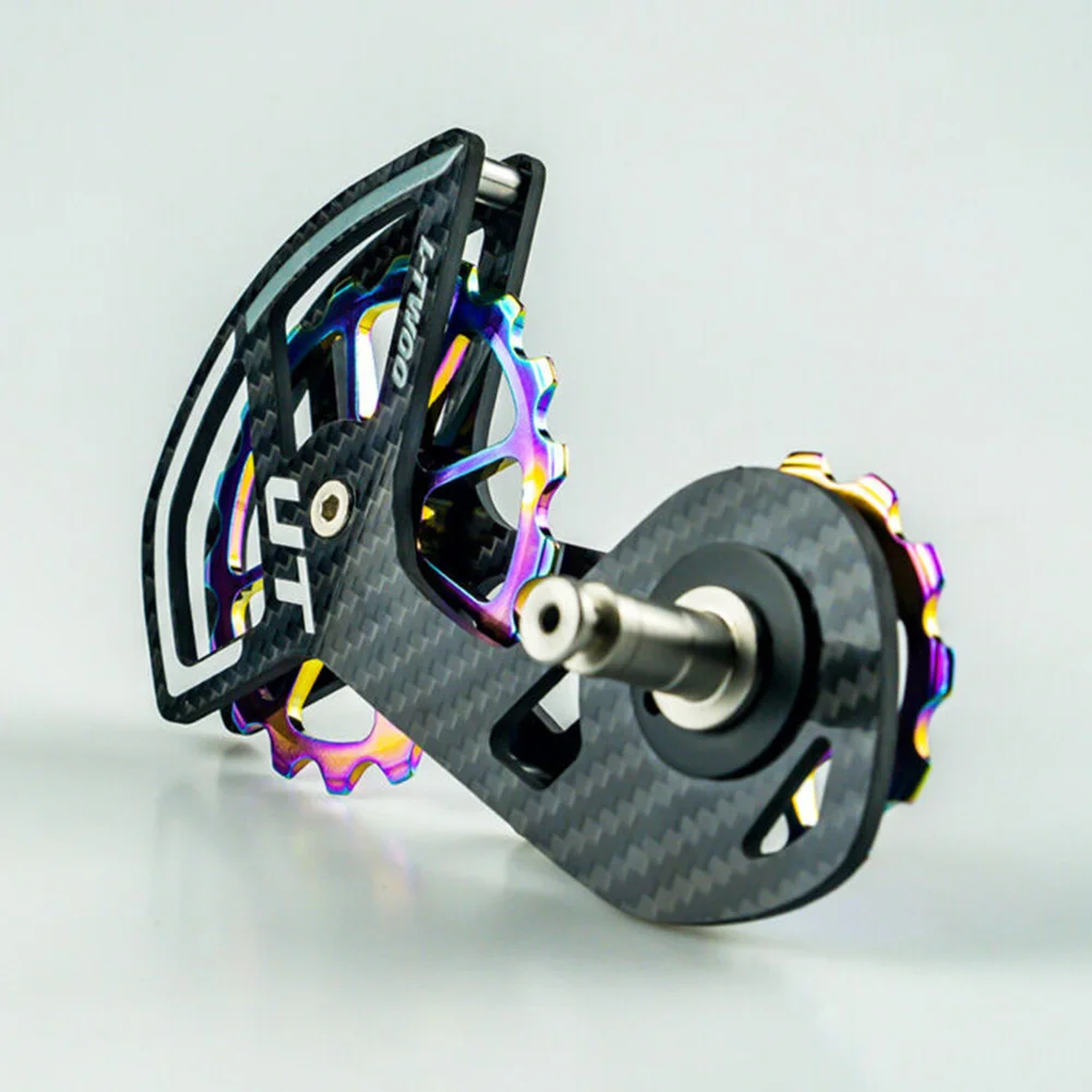 

Kit Carbon Fiber Bike Rear Bicycle Derailleur Cage Bike Cage Accessories