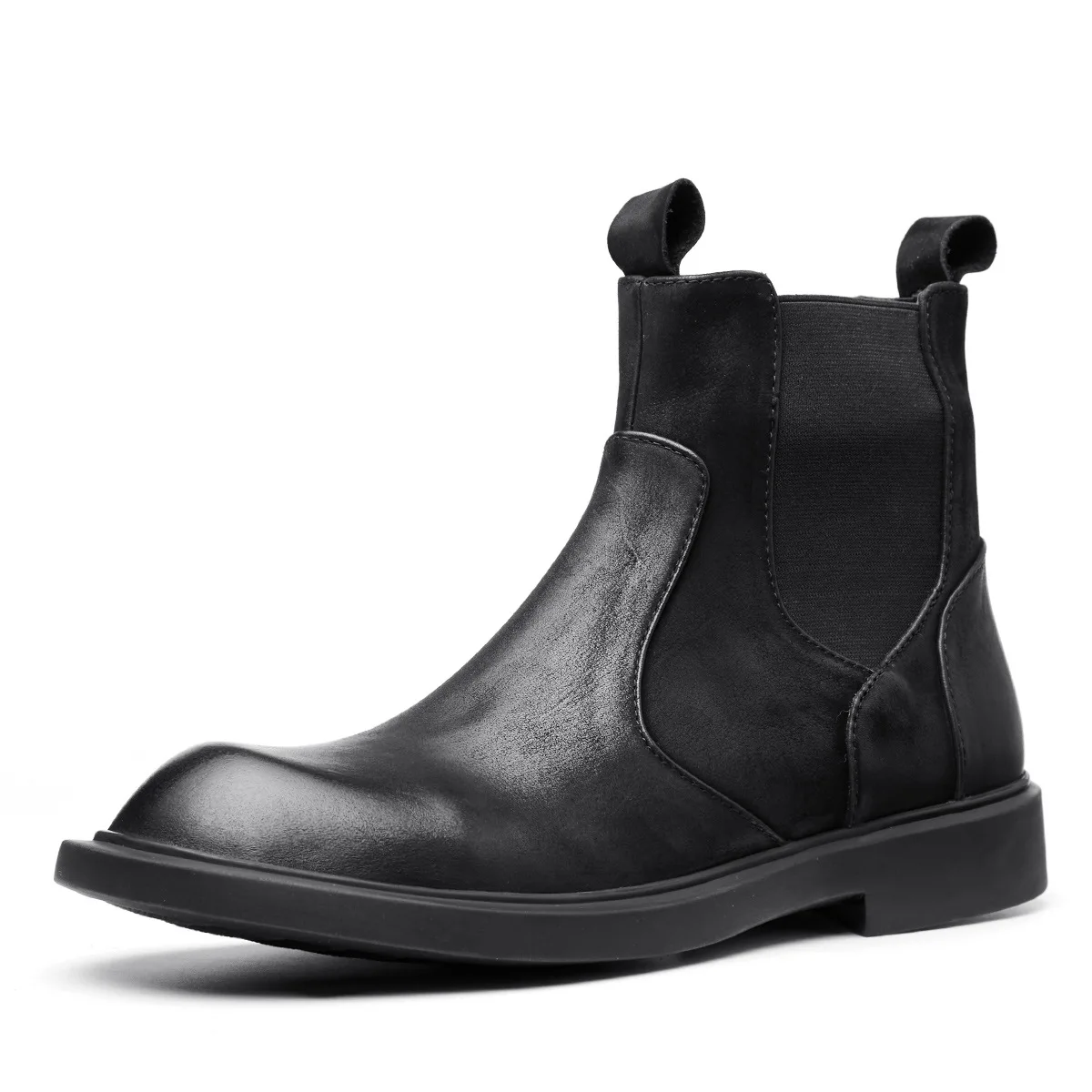 

Ботинки Челси мужские, роскошная обувь из натуральной воловьей кожи, ботильоны, боевые сапоги, Осень-зима