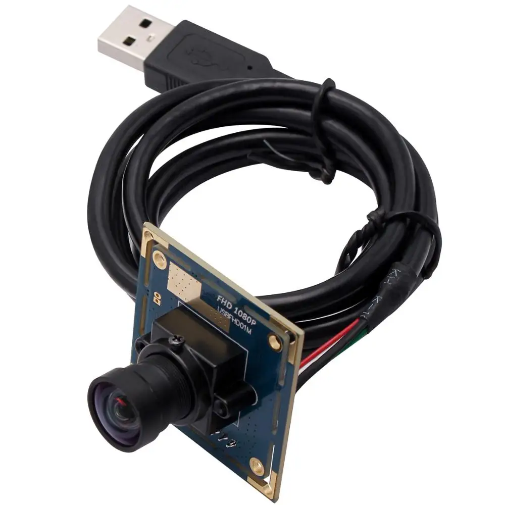 1080p цветной cmos MJPEG & YUY2 30fps/60fps (при 720 P)/120fps 480 P) мини usb модуль камеры с 100 градусов без
