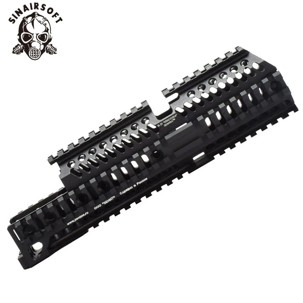 AK 47 тактические Quad Rail Picatinny Handguard System CNC Алюминий Полная длина тактический для AEG /