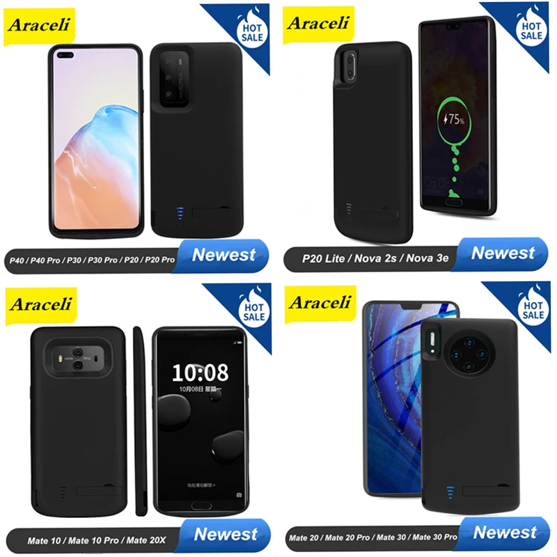 Зарядное устройство для Huawei Mate 10 20 Pro 30 P20 P30 P40 Nova 3e 2s|Чехлы с аккумулятором| |