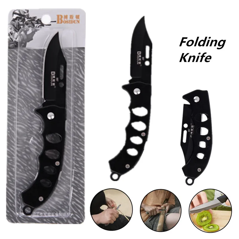 

2 Styles EDC Portable Hiking Fishing Multifunction Folding Kitchen Handle Survival Tool Karambit Claw Pocket Knife