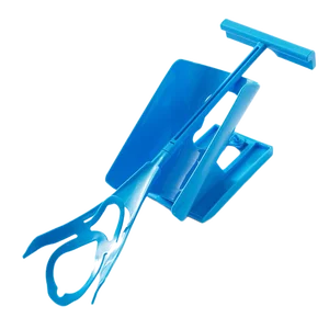 1 шт., голубые носки слайдер, легко надевается, носок, вспомогательный комплект, не обезболивает, не сгибается