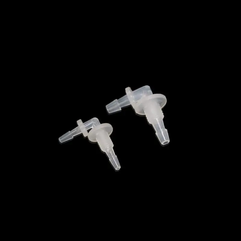 6.4mm to 1/4'' BSPP Male Thread Plastic Elbow Pipe Fitting Pagoda Barbed Bulkhead Equal Hose Connector Tube Joint | Обустройство