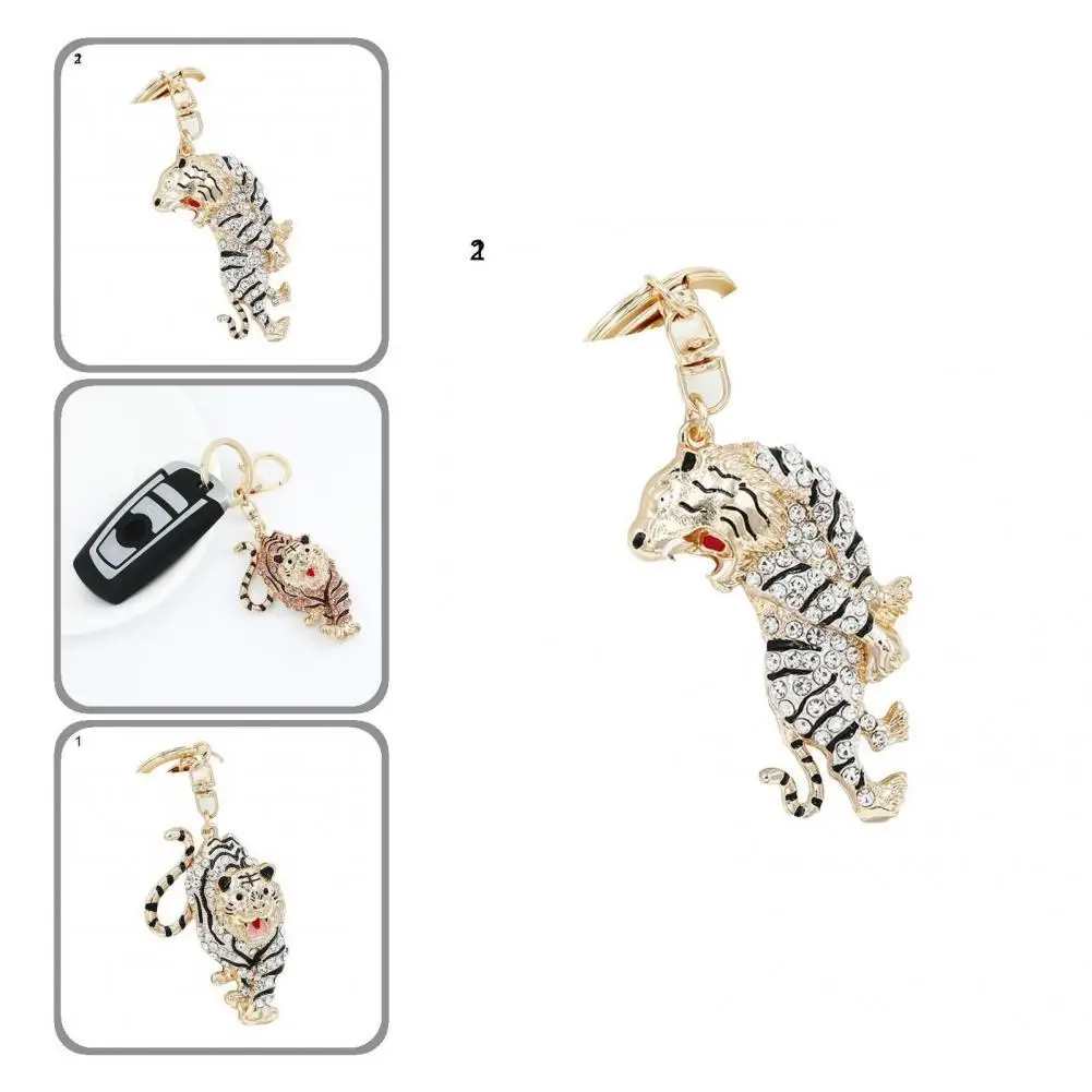 

Прочный брелок для ключей в виде тигра со знаком зодиака, 2 цвета, антикоррозийный, практичный для детей