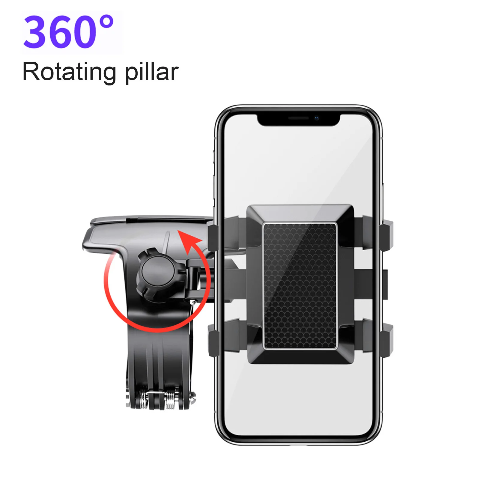 multifunctional car mobile phone holder 360 degree rotating gps bracket for car dashboard sun visor rearview mirror computer free global shipping