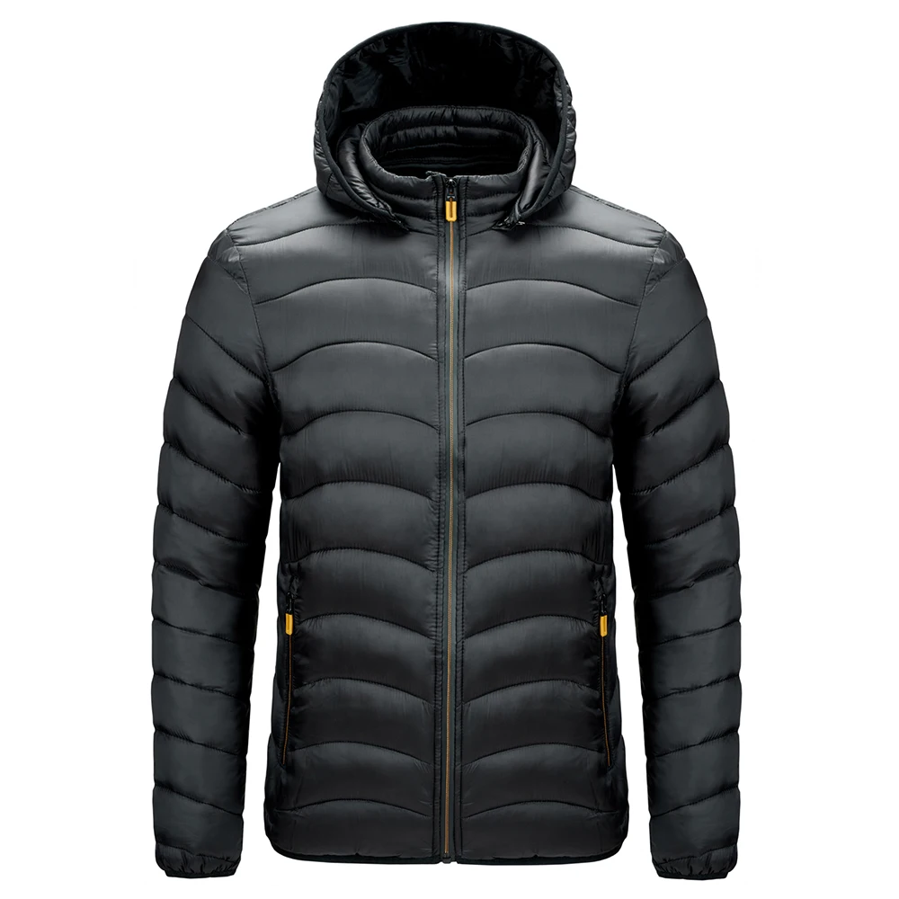 

Winter Jacket Mens Parkas Outdoor Coat Thick Warm Cotton Padded Puffer Jacket Men Chaquetas Invierno Zipper Hooded Coat 4XL
