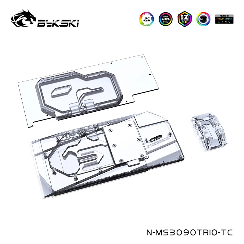 

Bykski Copper Back Water Block For MSI Geforce RTX 3090/3080 GAMING/SUPRIM X TRIO 24G/10G OC Graphics Card,N-MS3090TRIO-TC