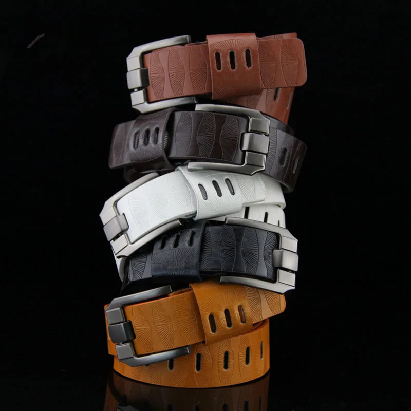 

Hot new men's pin buckle belt belt pin buckle 110cm belt casual jeans belt retro belt men give men gifts