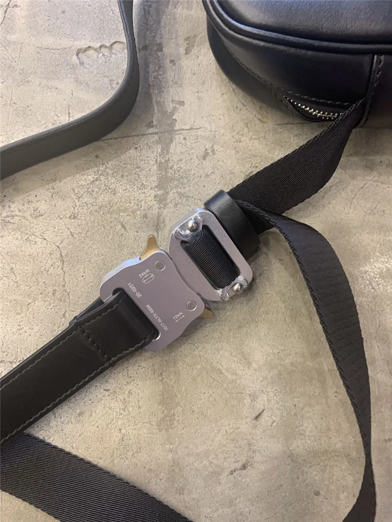 

1017 ALYX 9SM Bags Men Women Best Quality Black Brie alyx Bag Double handles Adjustable hook Backpacks