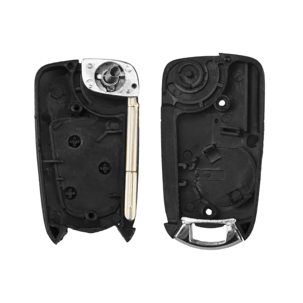 Модифицированный автомобильный флип ключ KEYYOU с 3 кнопками FO21 HU101 Чехол брелок для