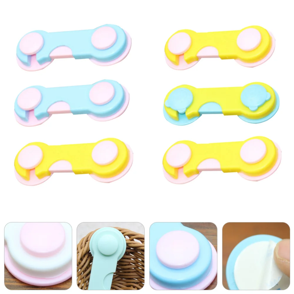 

6pcs Safety Locks Baby Proof Lock Protective Lock Baby Guard Lock Cabinet Lock