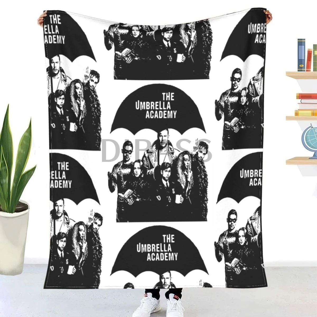 

Umbrella Academy Logo Comforter 3D Printed Flannel Throw Blanket