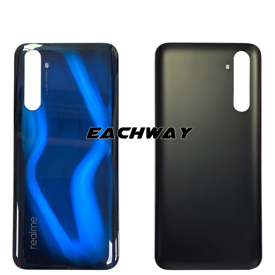 battery back cover for oppo realme 6 pro battery cover rear housing door glass case mobile phone replacement parts free global shipping