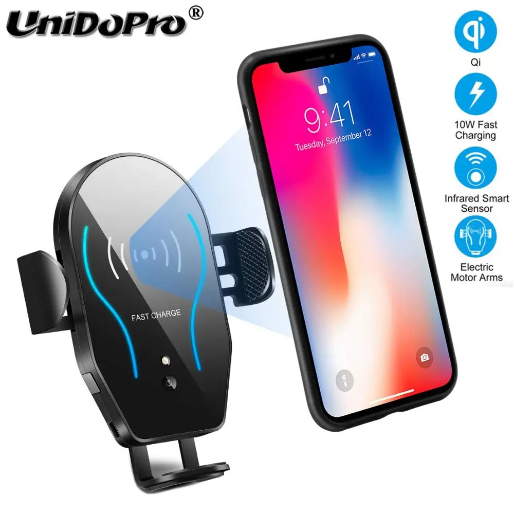 Автомобильное зарядное устройство с автоматическим зажимом 10 Вт для Bluboo R1 Gionee M7