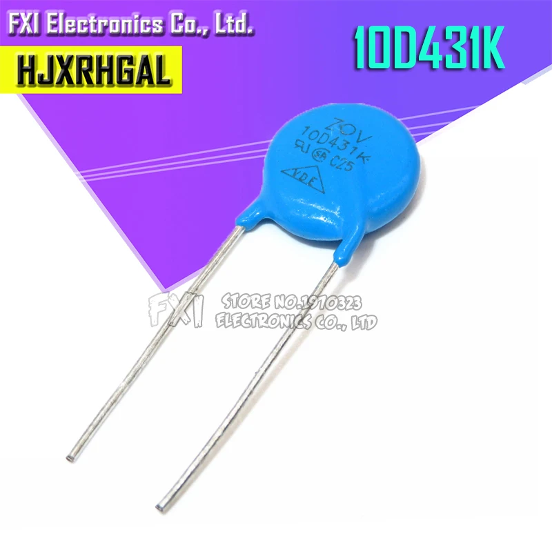 10 шт. Варистор 10D431K 430 в piezoresistor 10D431