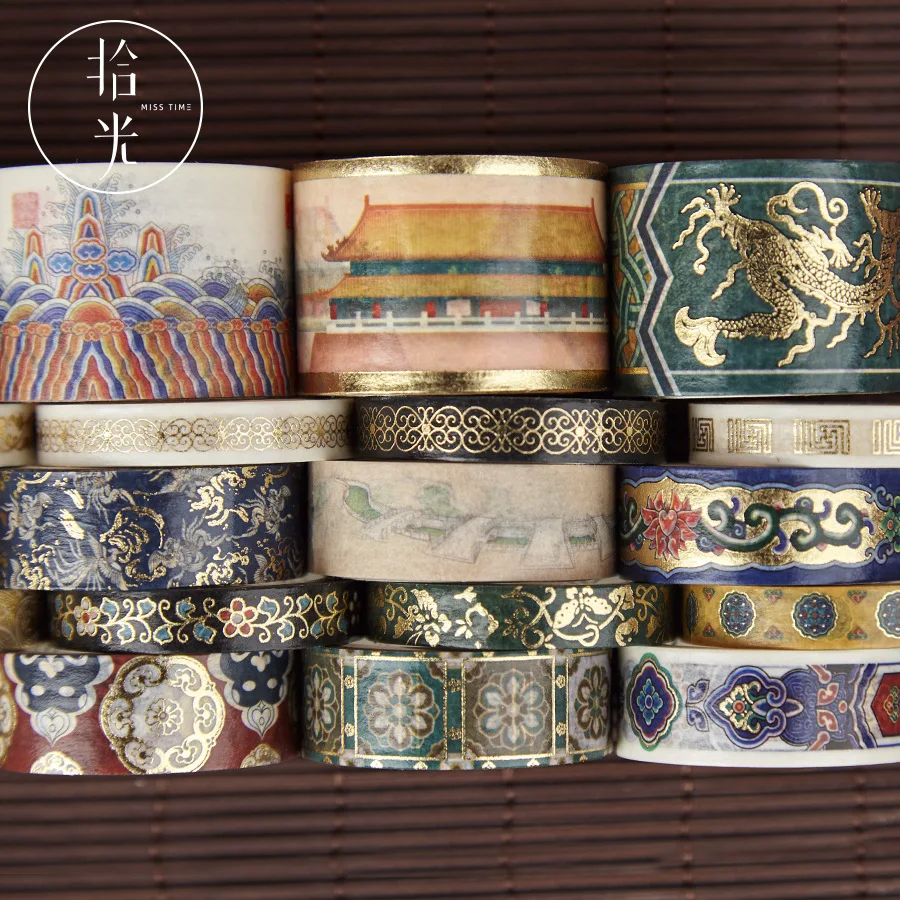 5 рулонов/набор ретро набор декоративного скотча Васи маскирующая лента