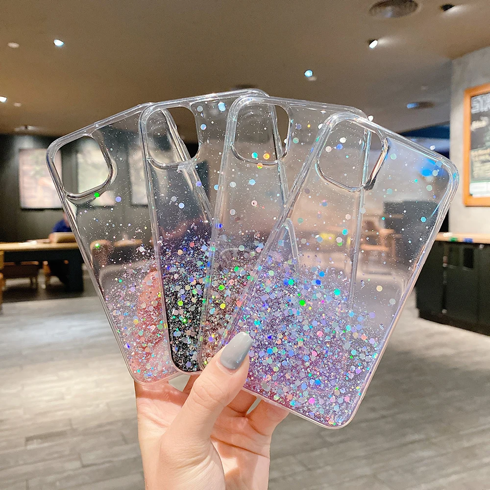 

Fashion Epoxy gradient Silicone Phone Case For Iphone 7 8 Plus X Xs Max XR 11 12 13 MINI Pro Hard All inclusive for Girls cover