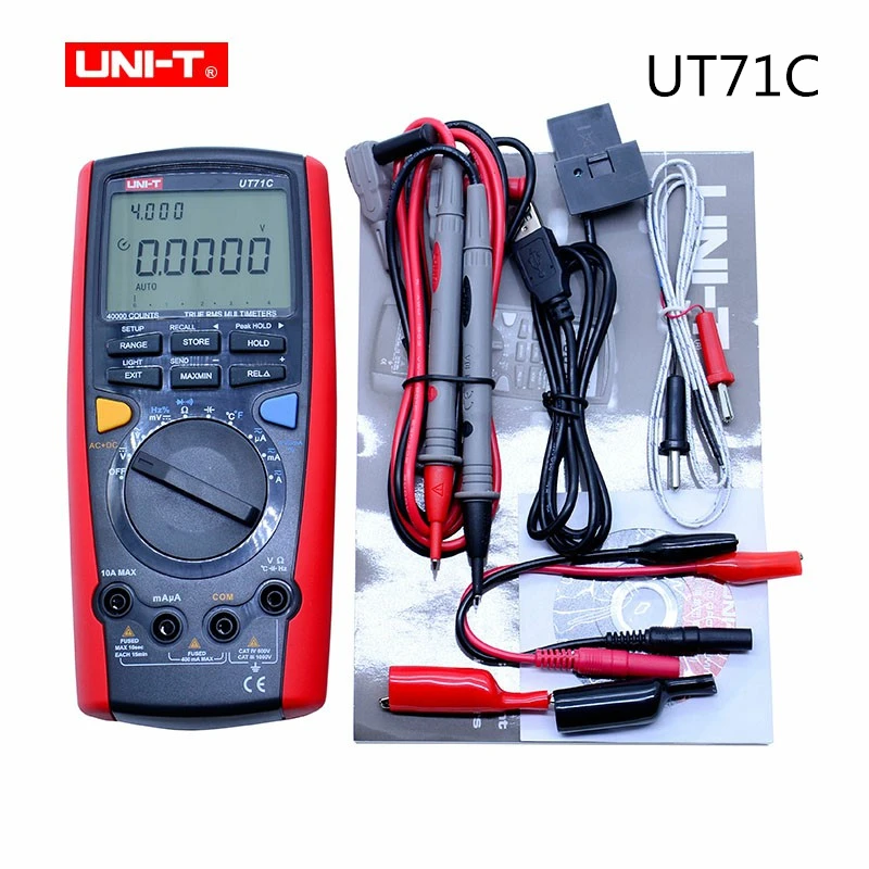 Горячая Распродажа цифровой мультиметр UNI-T UT71A UT71B UT71C ручной измеритель