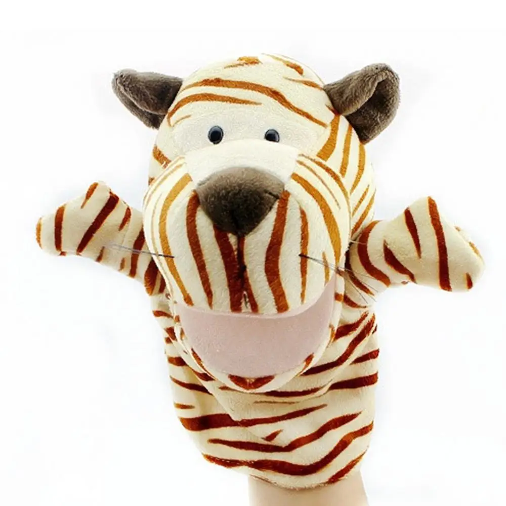 

Cartoon Animals Stuffed Doll Monkey Lion Dog Plush Hand Puppet Xmas Fun and Interactive Kid Toys Christmas Gift