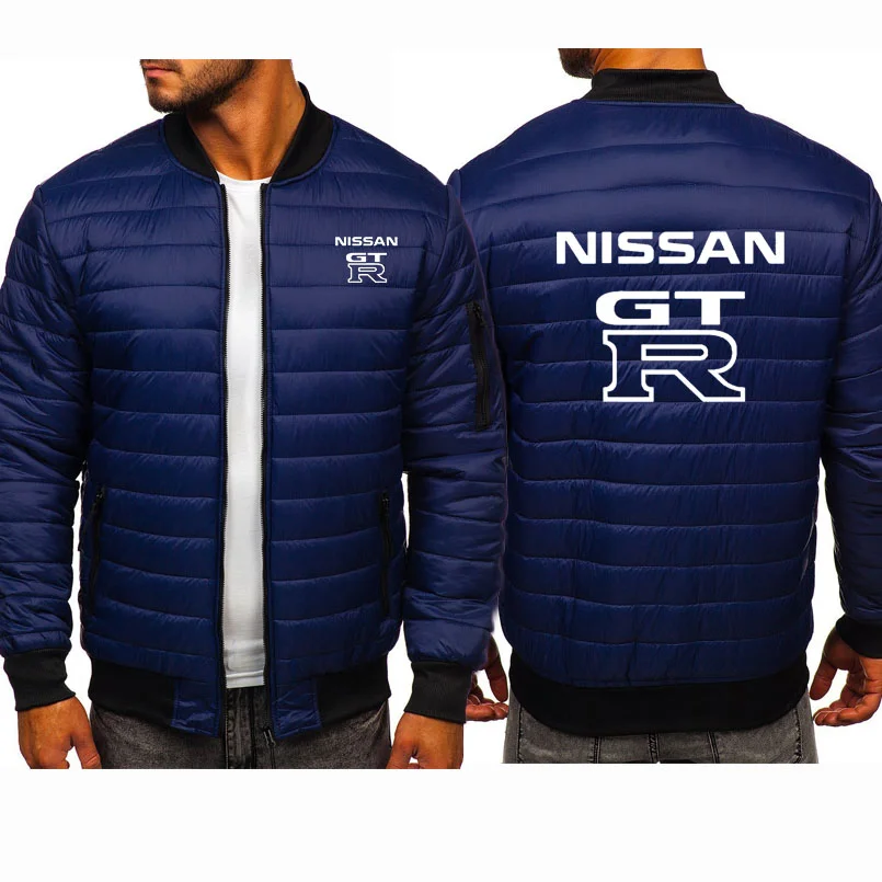 

Высококачественные зимние утепленные мужские толстовки GTR с принтом логотипа автомобиля, повседневная мужская куртка, теплые шерстяные фл...