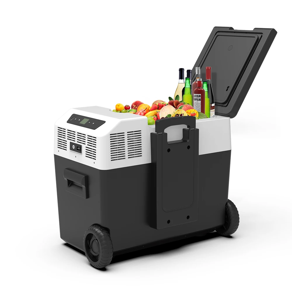 

Car Cooler Box 12v Mini Car Freezer 40L Car Travel Refrigerator for Beverage Fruit Food Wine Storage