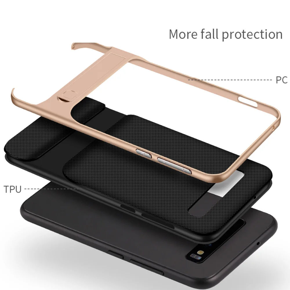 Защитный чехол на Samsung Galaxy S8 S9 S10 Plus 5G для телефона S 8 9 10 e Slim S10e 10S 10e Kickstand лучший