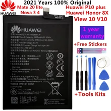 3750mAh Original New Battery HB386589ECW For Huawei Honor 8X Nova 5T YAL-L21 YAL-L61 YAL-L61A YAL-L61D YAL-L71 YAL-L71A YAL-LX1