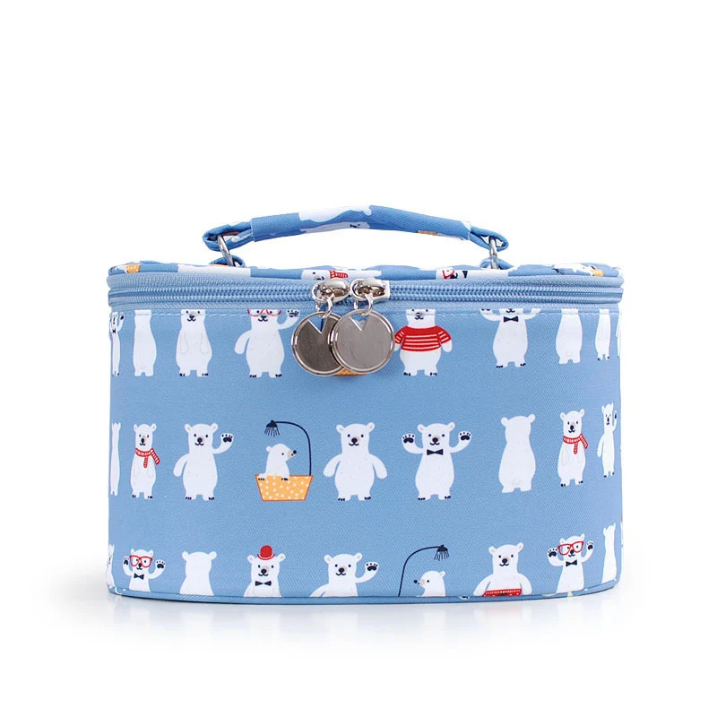

Portable Makeup Organizer Bag Beauticians Cosmetic Bags Travel Handbags Makeup Bag Wash Bags Large Cosmetic Case Lipstick Bags