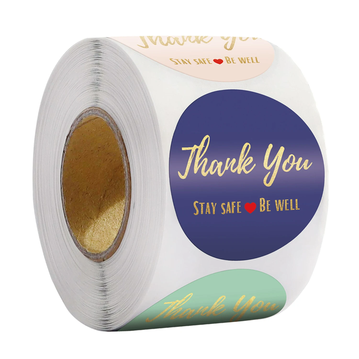 

100-500pcs Gold Foil sticker Thank You Sticker For Small Business Gift Seal Labels Shipping Sticker for Decoration Envelope