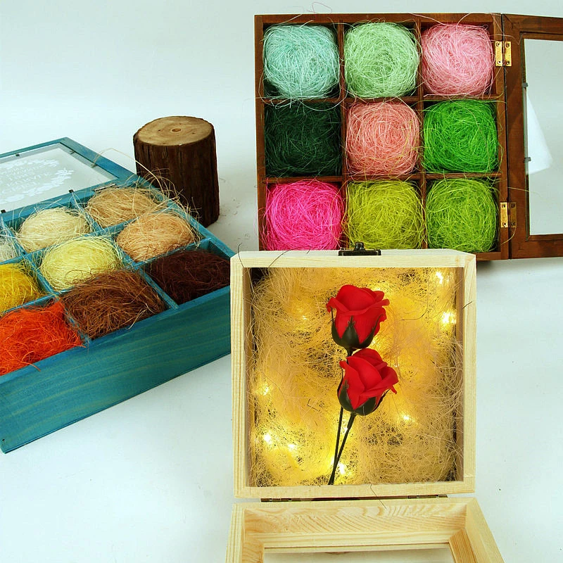 Подарочная коробка из сизаля 30 г | Дом и сад