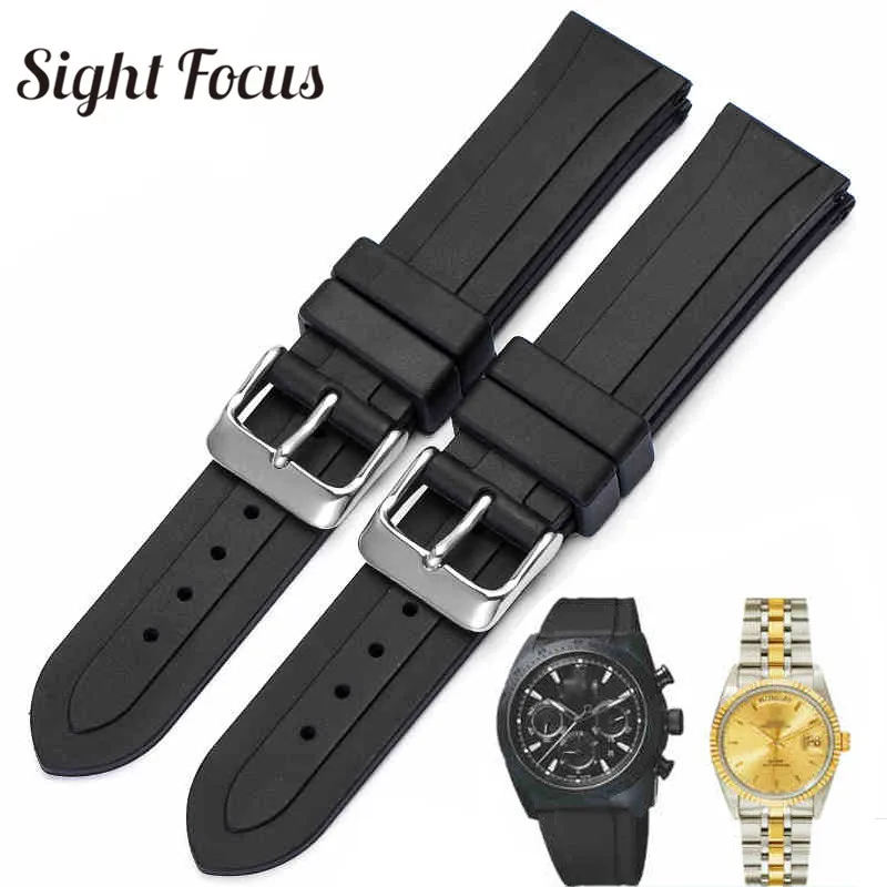

Ремешок для часов Tudor Tissot T41 T17 T095 T055 PRC100, водонепроницаемый браслет для мужчин, 19 мм
