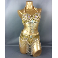 women belly dancing suite beltbra samba costumes sexy stage show dance wear club usa bra hot girl clothing