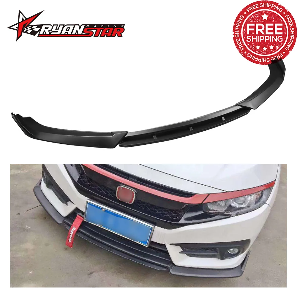 Автомобильный сплиттер для переднего бампера диффузор кузова спойлер на бампер