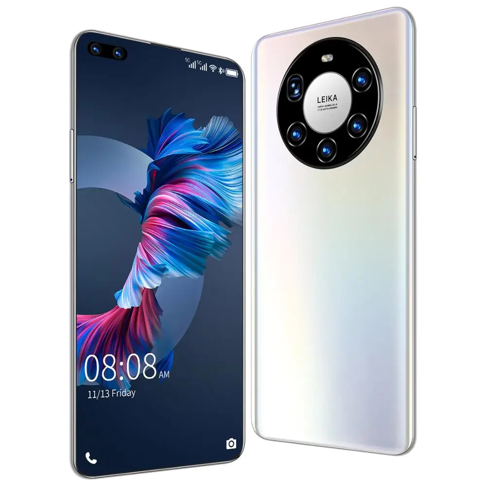 Mate40 Pro +-tel&eacute;fono inteligente versi&oacute;n Global, 2021 pulgadas, 12GB de RAM, 7,3 GB de ROM, 24 + 50MP, 4G, red 5G, 512 mAh, nuevo, 6000-2